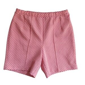 Vintage 70s Preppy Red White High Waisted Shorts Japan Mod Cottagecore S